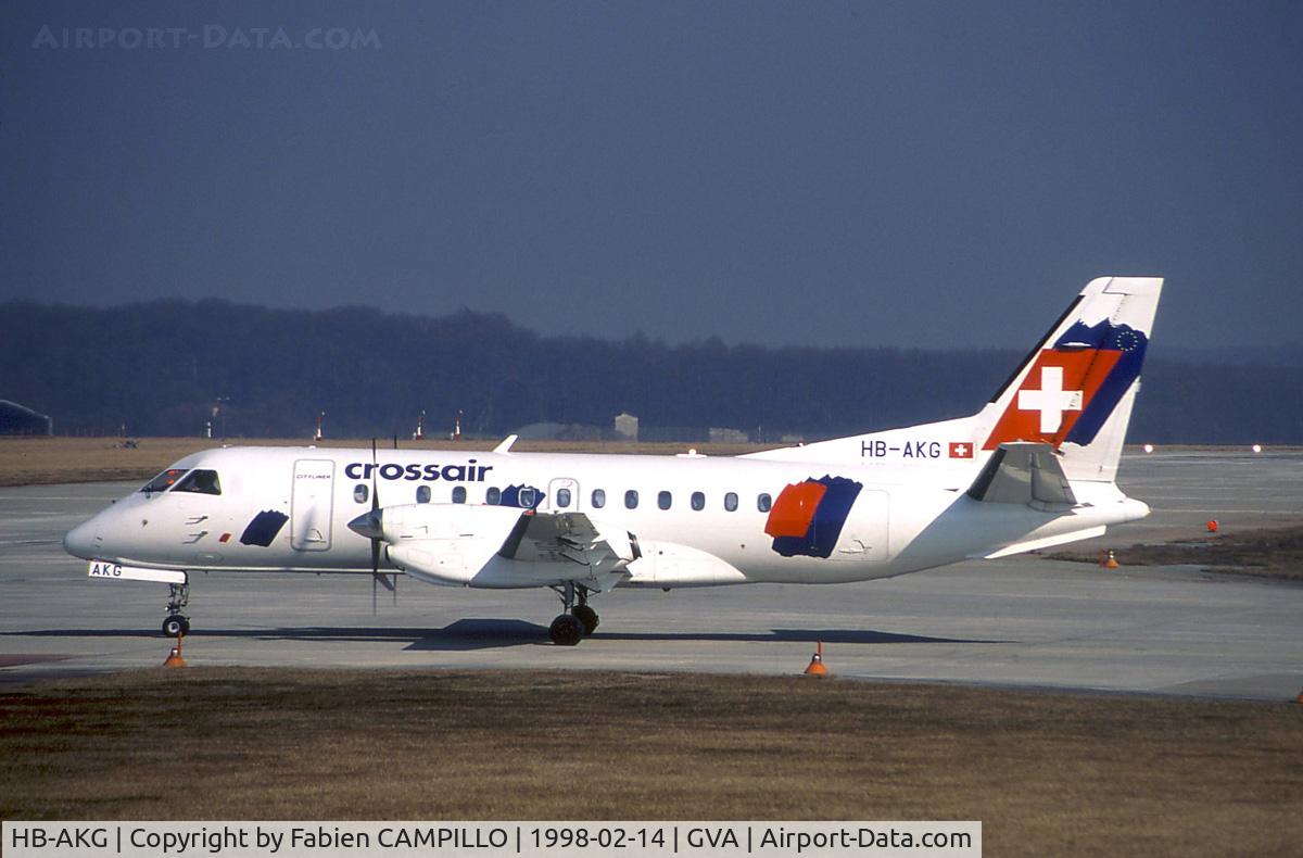 HB-AKG, 1990 Saab 340B C/N 340B-185, cro