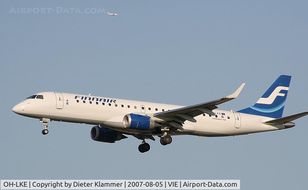 OH-LKE, 2007 Embraer 190LR (ERJ-190-100LR) C/N 19000059, FINNAIR Embraer 190LR