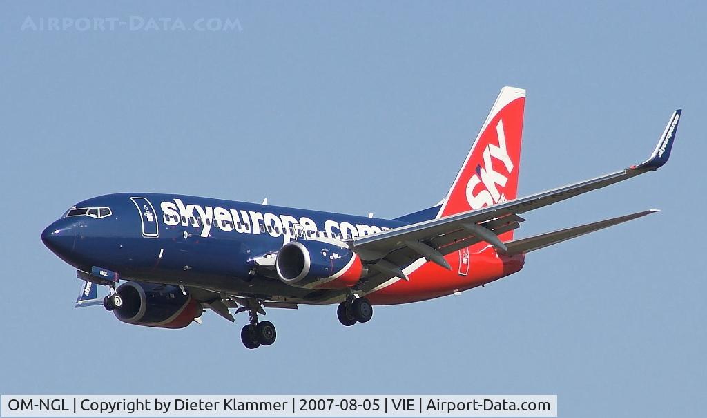 OM-NGL, 2007 Boeing 737-76N C/N 34757, SKY Europe  B737-76N