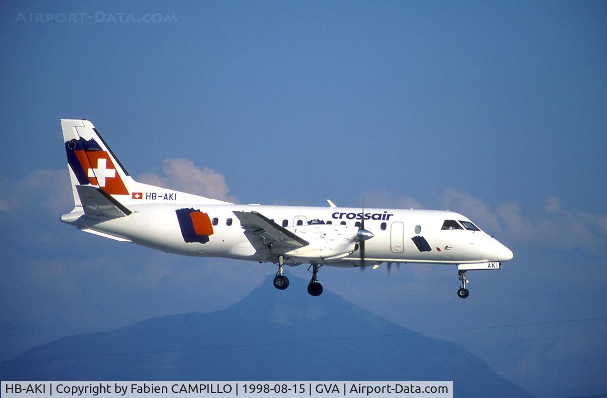 HB-AKI, 1990 Saab 340B C/N 340B-208, Crossair