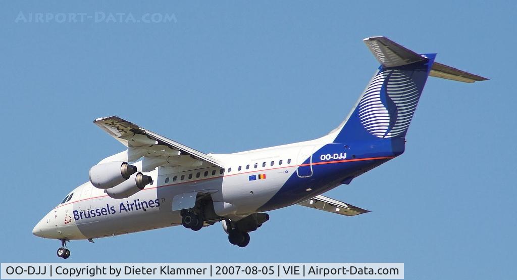 OO-DJJ, 1991 British Aerospace BAe.146-200 C/N E2196, BrÃ¼ssel Air 1991 Bae 146-200