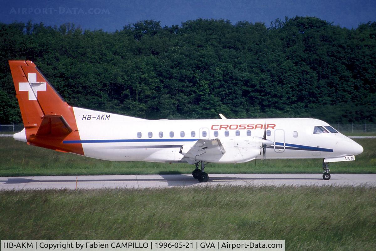 HB-AKM, 1990 Saab 340B C/N 340B-221, Crossair