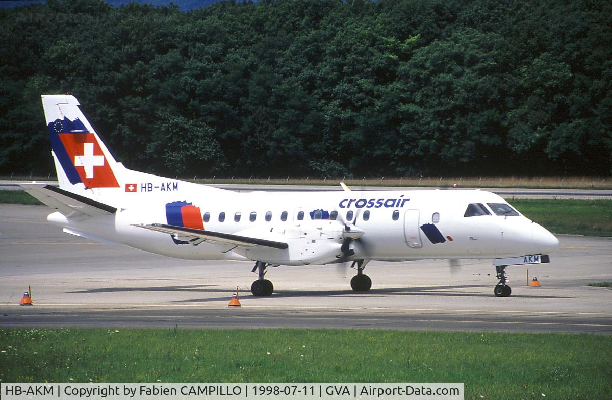 HB-AKM, 1990 Saab 340B C/N 340B-221, Crossair