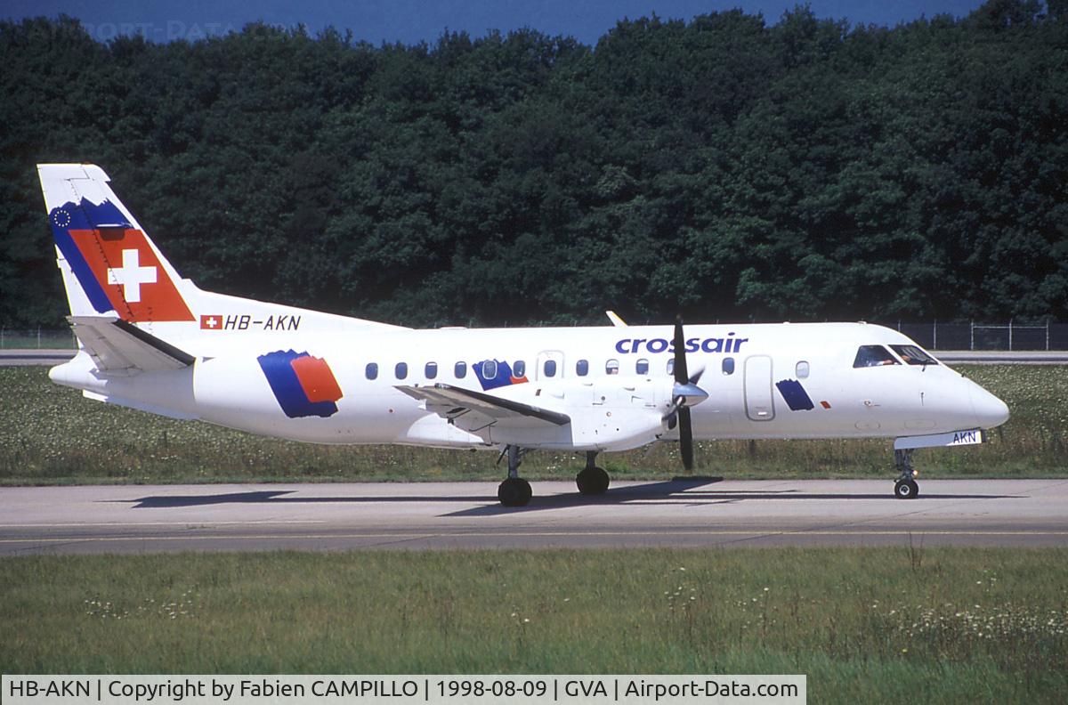 HB-AKN, 1991 Saab 340B C/N 340B-225, Crossair