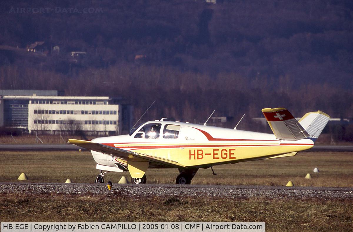 HB-EGE, 1949 Beechcraft A35 Bonanza C/N D-2045, Beech A-35 Bonanza D-2045