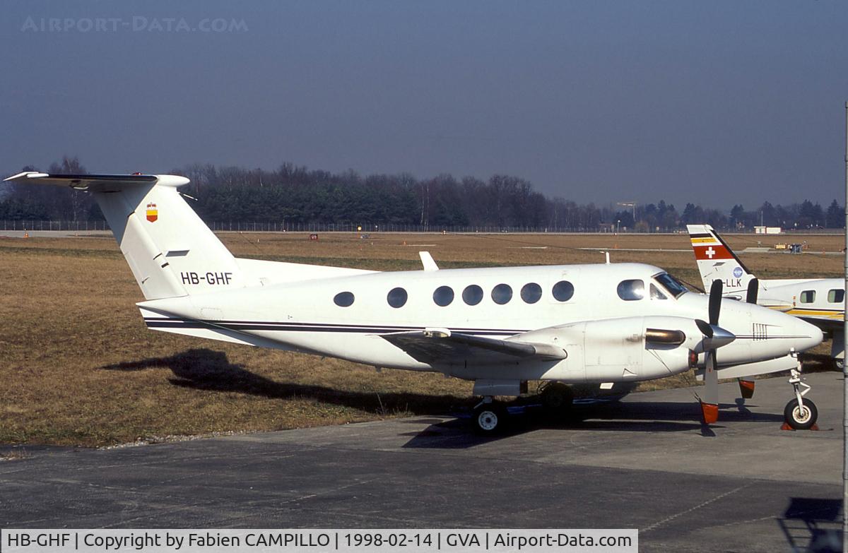 HB-GHF, 1978 Beech 200 Super King Air C/N BB-417, King Air 200 BB-417