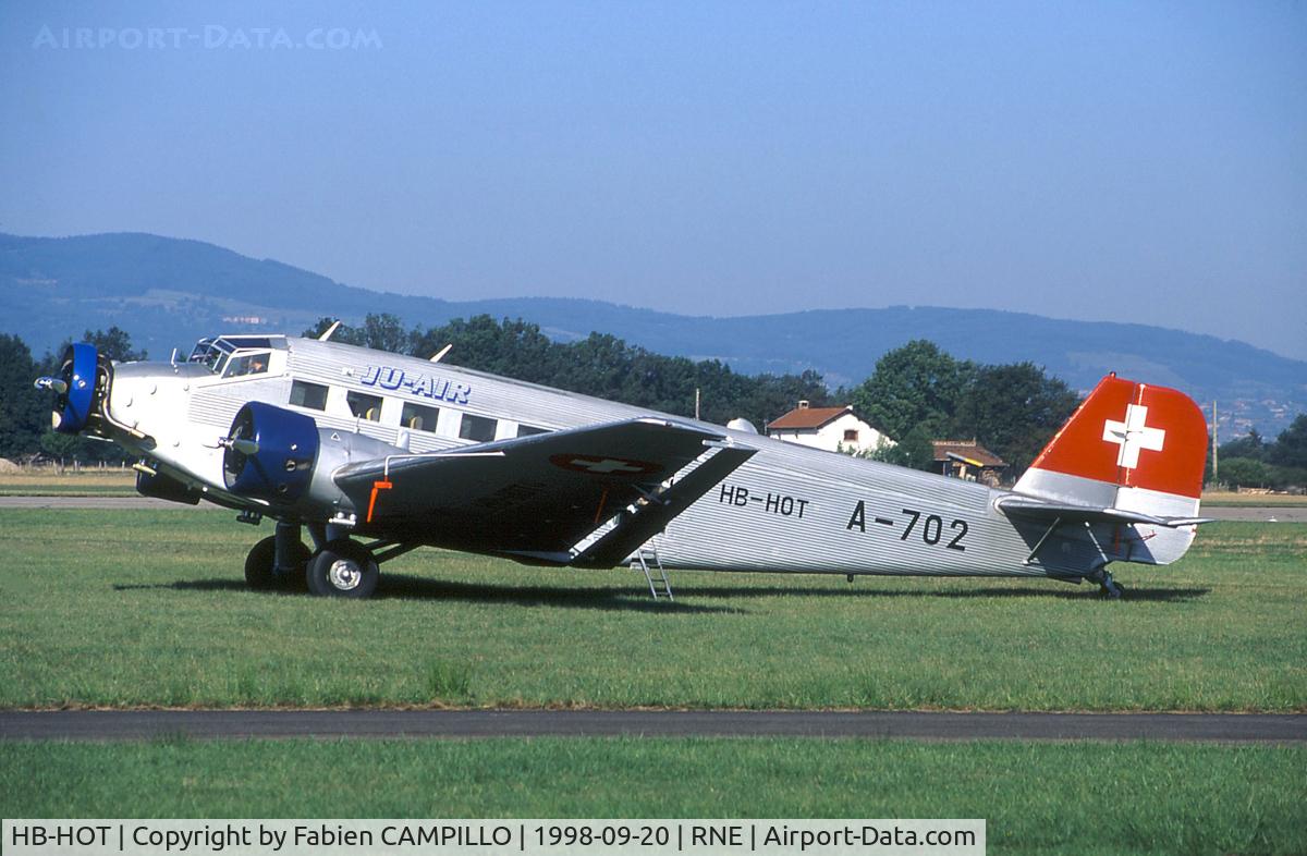 HB-HOT, 1939 Junkers Ju-52/3m g4e C/N 6595, Junker JU-52-3M 6595