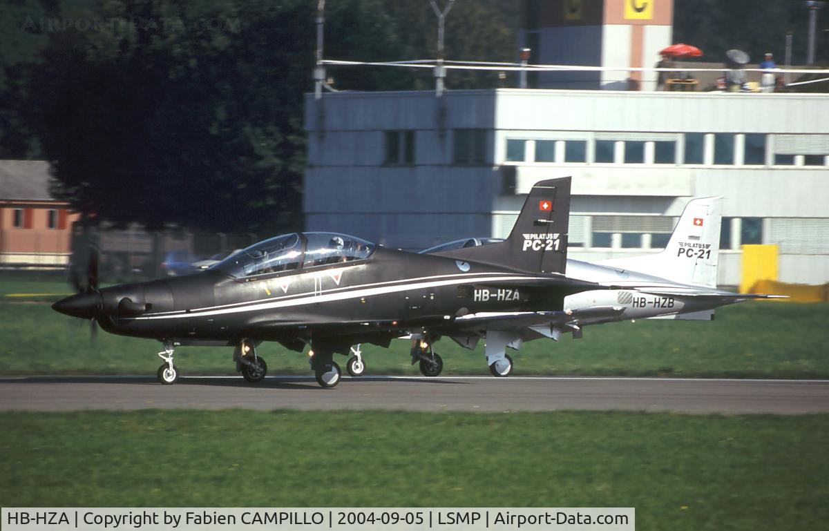 HB-HZA, 2002 Pilatus PC-21 C/N P01, Switzerland Air Force