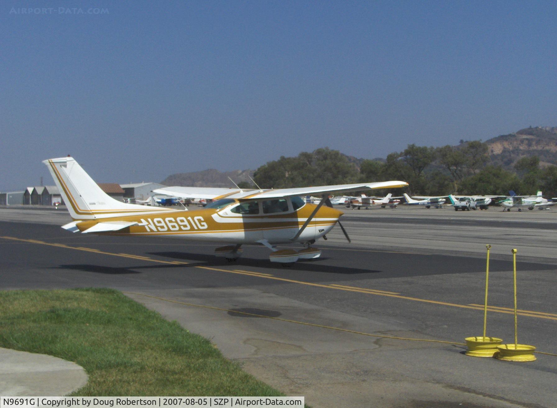 N9691G, 1974 Cessna 182P Skylane C/N 18263431, 1974 Cessna 182P SKYLANE, Continental O-470-S 230 Hp, taxi