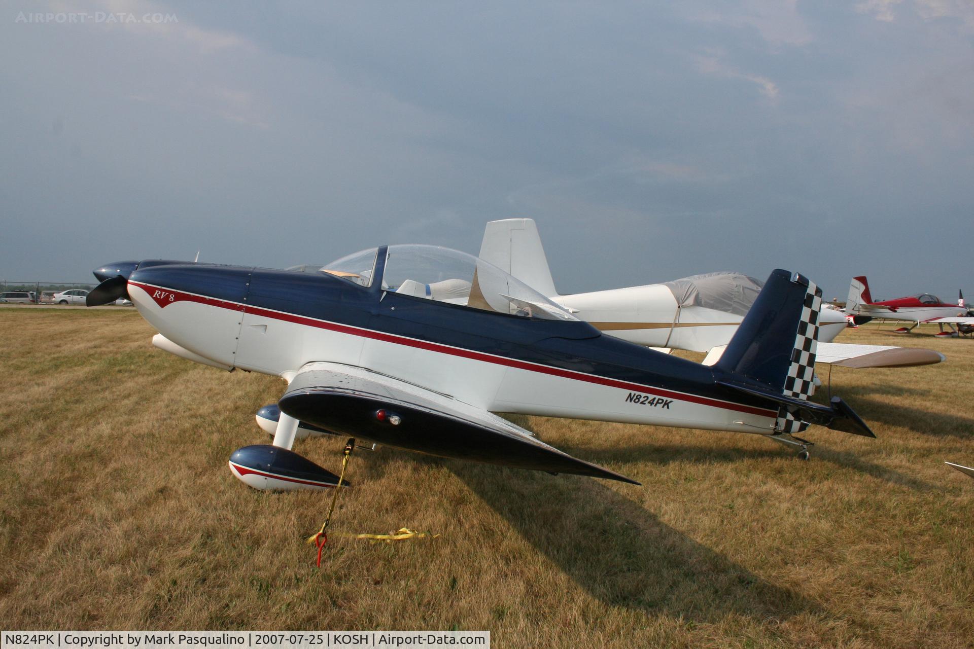 N824PK, 2004 Vans RV-8 C/N 81048, RV-8