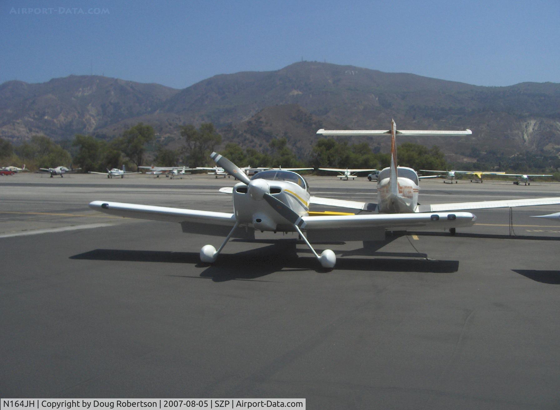 N164JH, 2001 Vans RV-6 C/N 23054, 2001 Hughes VAN's RV-6, Lycoming O&VO-360 180 Hp