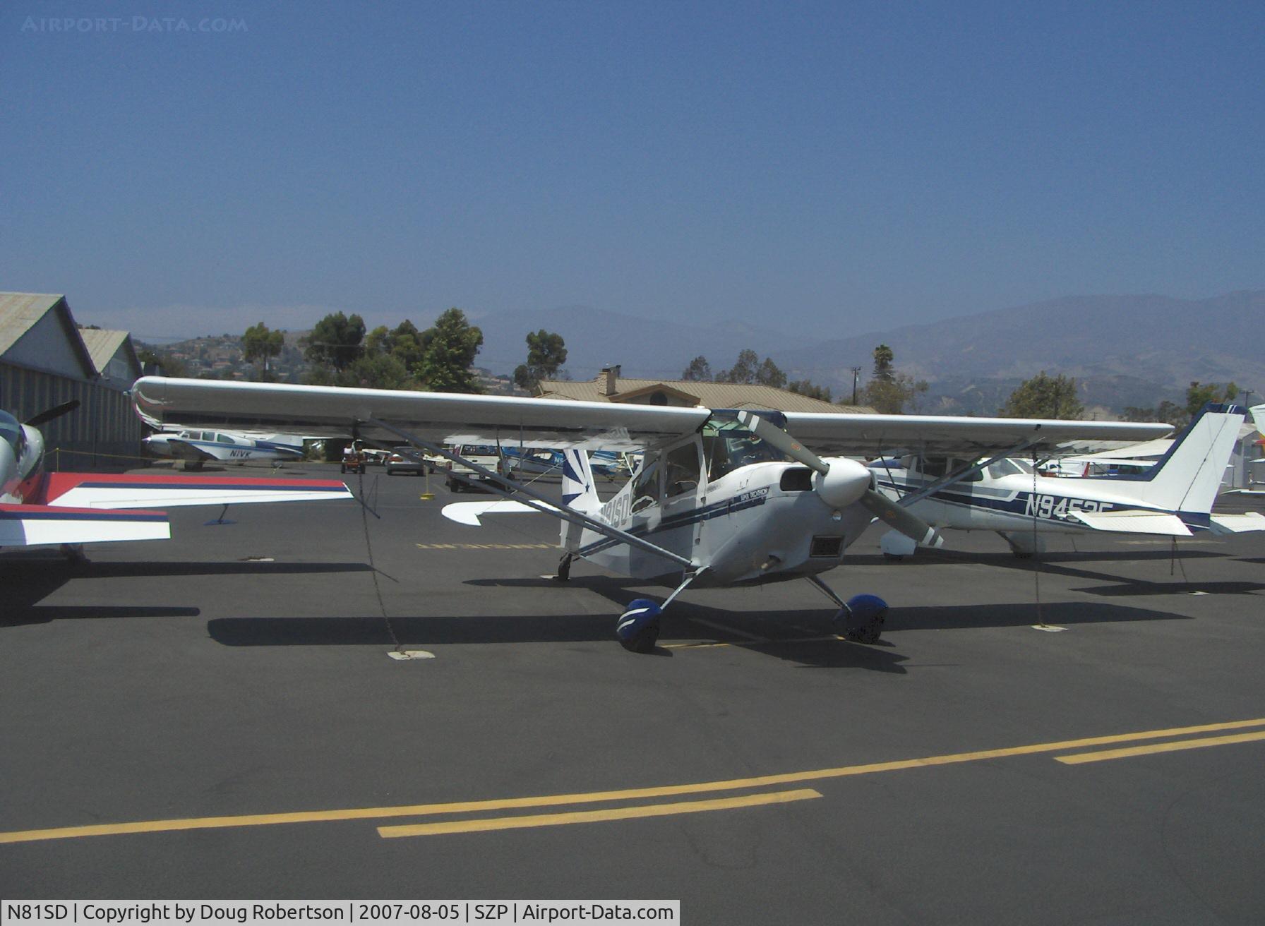 N81SD, American Champion 8KCAB Super Decathlon C/N 922-2003, American Champion 8KCAB SUPER DECATHLON, Lycoming AEIO-360-H1B 180 hp