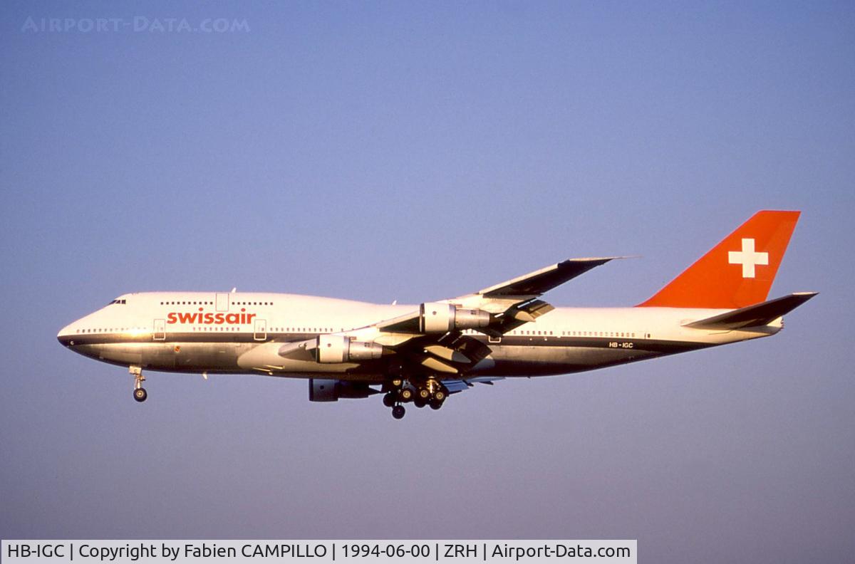 HB-IGC, 1982 Boeing 747-357 C/N 22704, Swissair