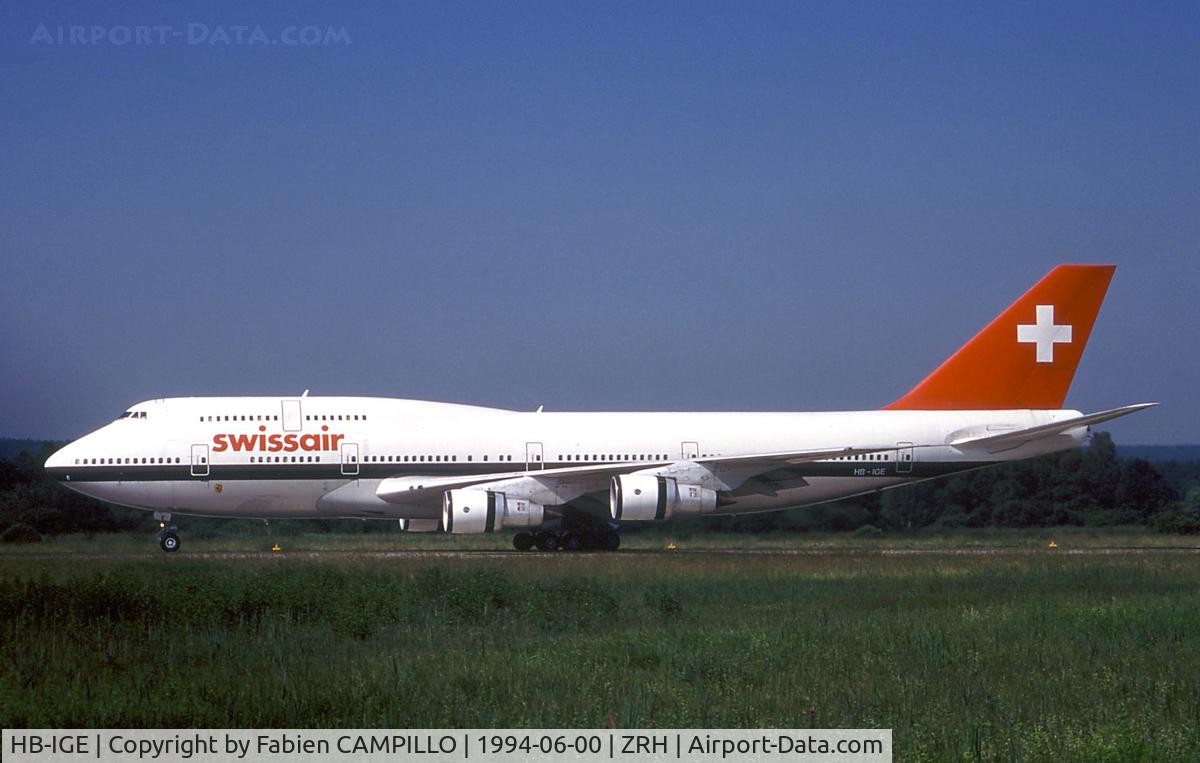 HB-IGE, 1983 Boeing 747-357 C/N 22995, Swissair