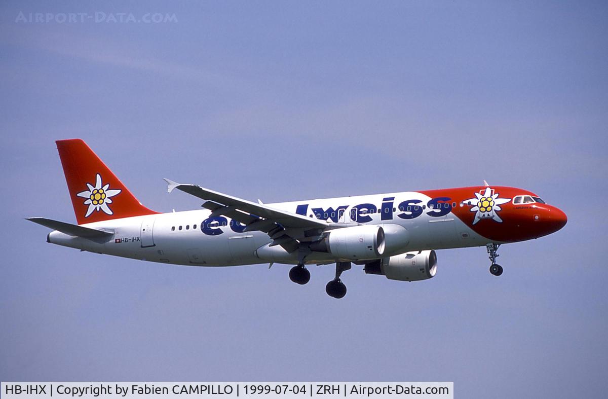 HB-IHX, 1998 Airbus A320-214 C/N 0942, Edelweiss