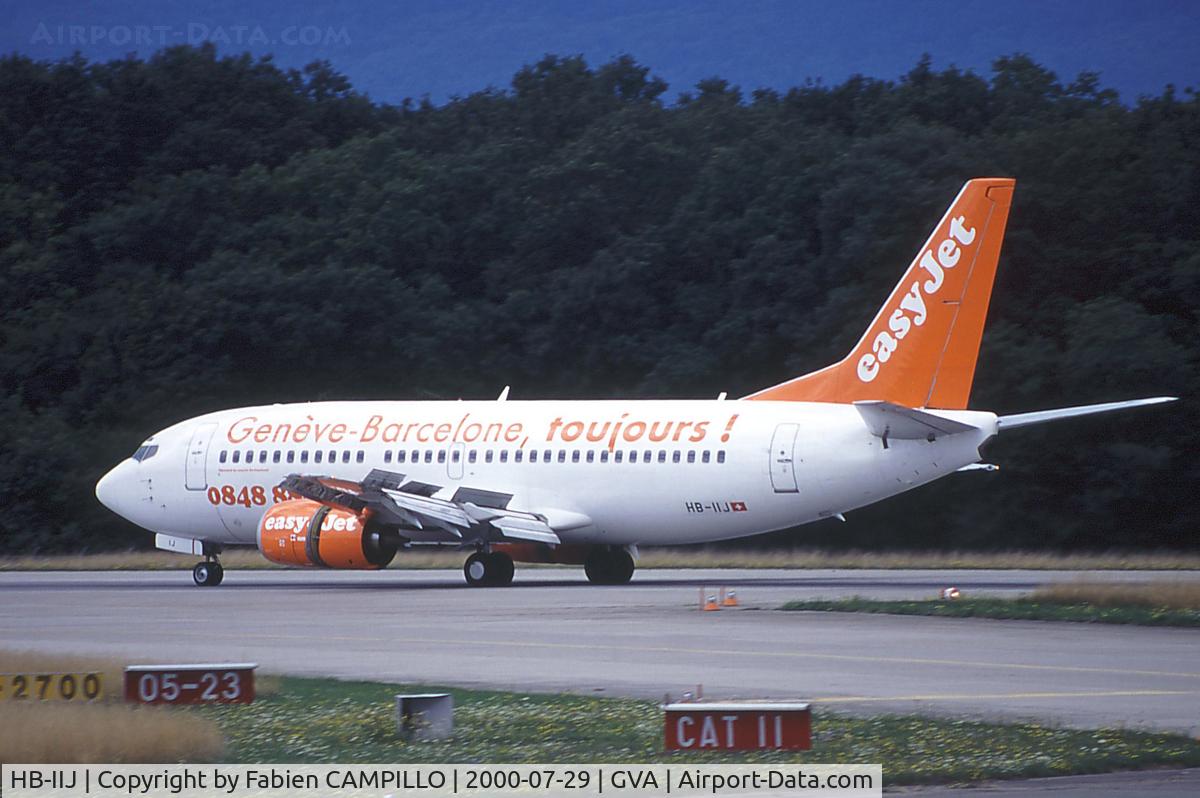 HB-IIJ, 1999 Boeing 737-33V C/N 29342, EasyJet