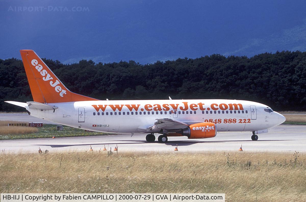 HB-IIJ, 1999 Boeing 737-33V C/N 29342, EasyJet
