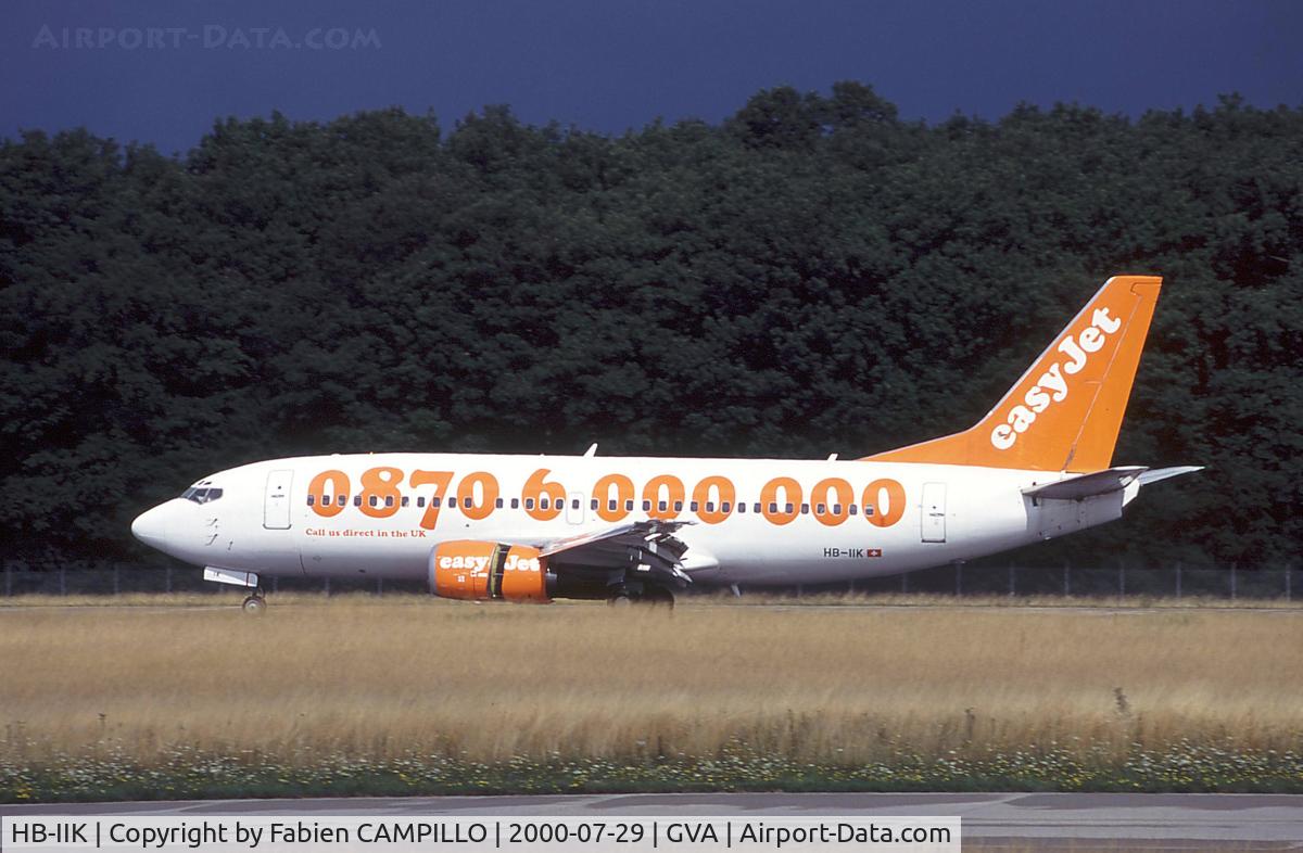 HB-IIK, 1999 Boeing 737-33V C/N 29337, EasyJet