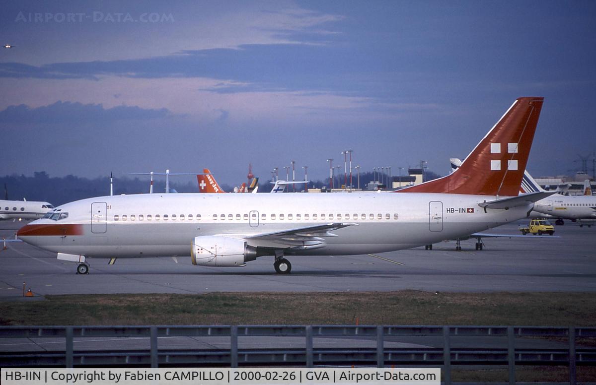 HB-IIN, 1995 Boeing 737-3L9 C/N 27924, Privatair
