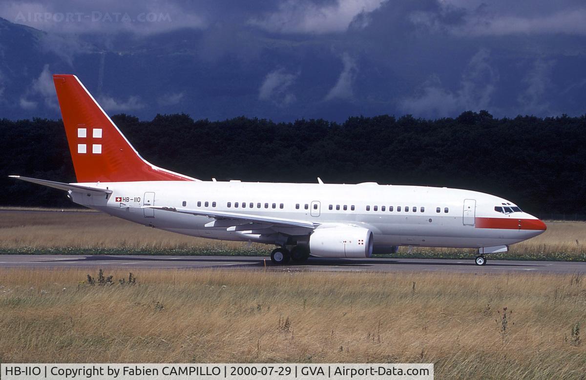 HB-IIO, 1999 Boeing 737-7AK BBJ C/N 29865, Privatair