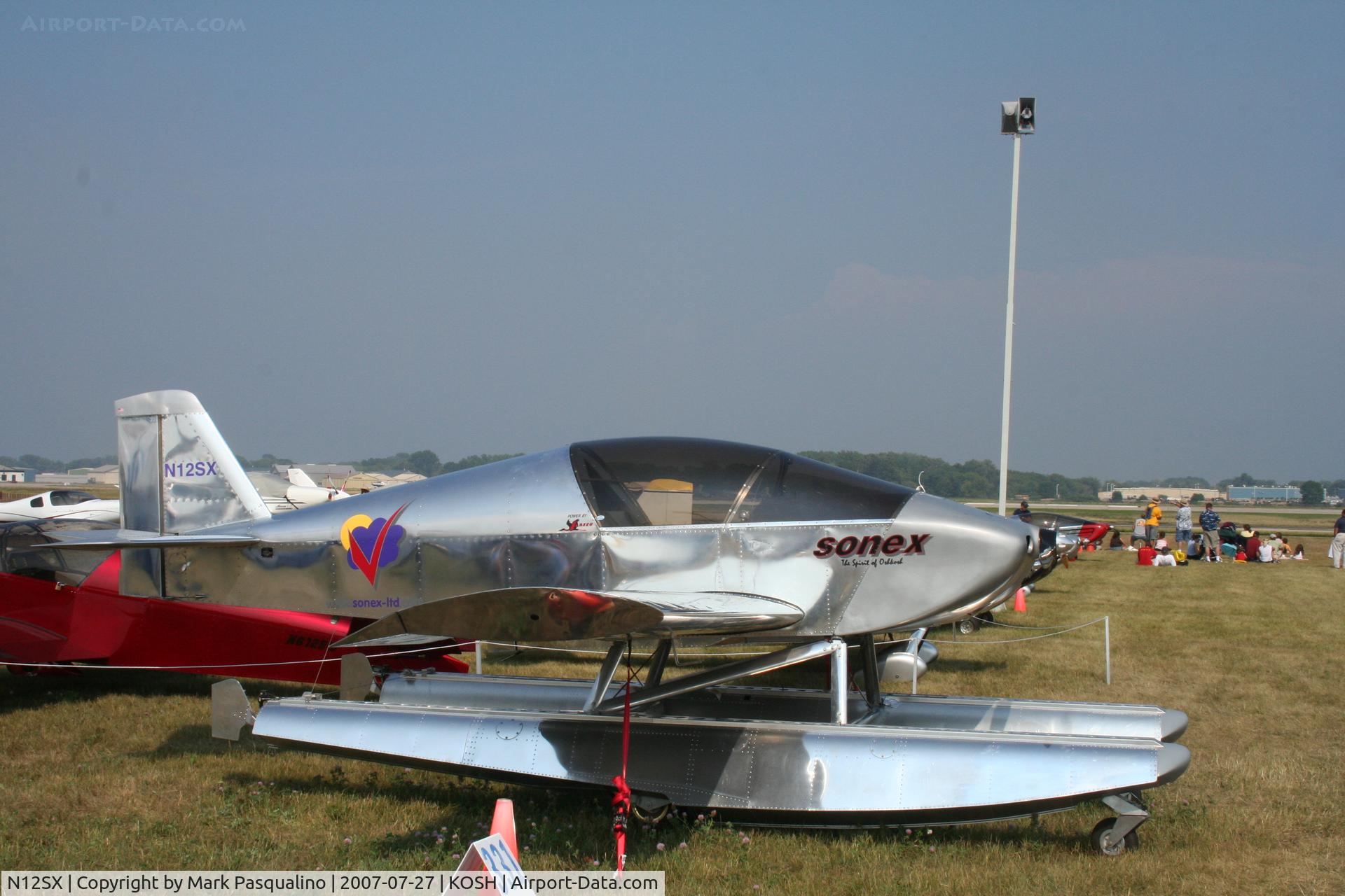N12SX, Sonex Sonex C/N 001 (N12SX), Sonex