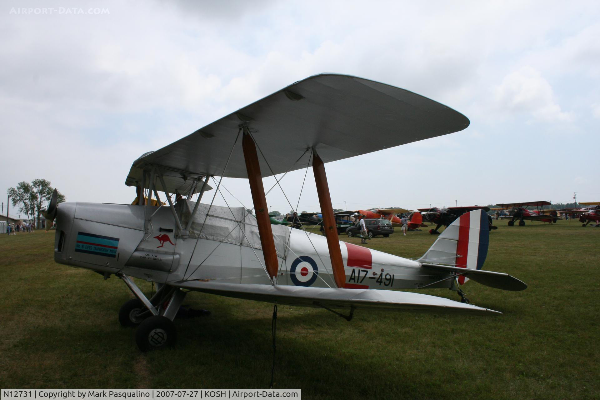 N12731, 1942 De Havilland Australia DH-82A Tiger Moth C/N DHA914, DH 82A
