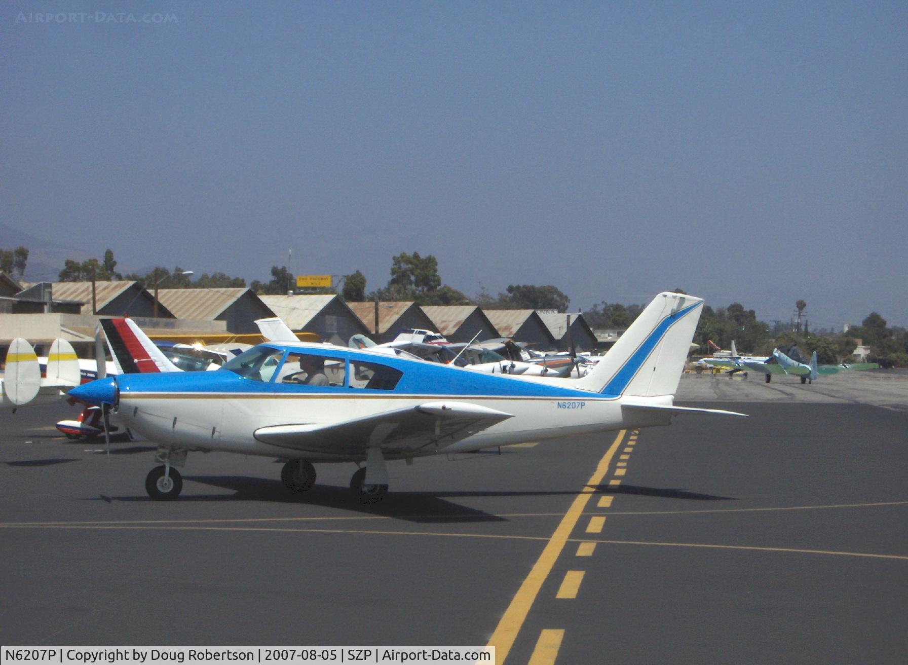 N6207P, 1959 Piper PA-24-250 Comanche C/N 24-1309, 1959 Piper PA-24-250 COMANCHE, Lycoming O-540-A1A5 250 Hp, one piece windshield mod, taxi