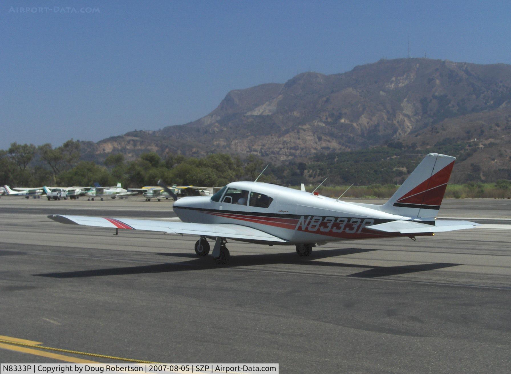 N8333P, 1963 Piper PA-24-250 Comanche C/N 24-3586, 1963 Piper PA-24-250 COMANCHE, Lycoming IO-540-C 250 Hp, taxi