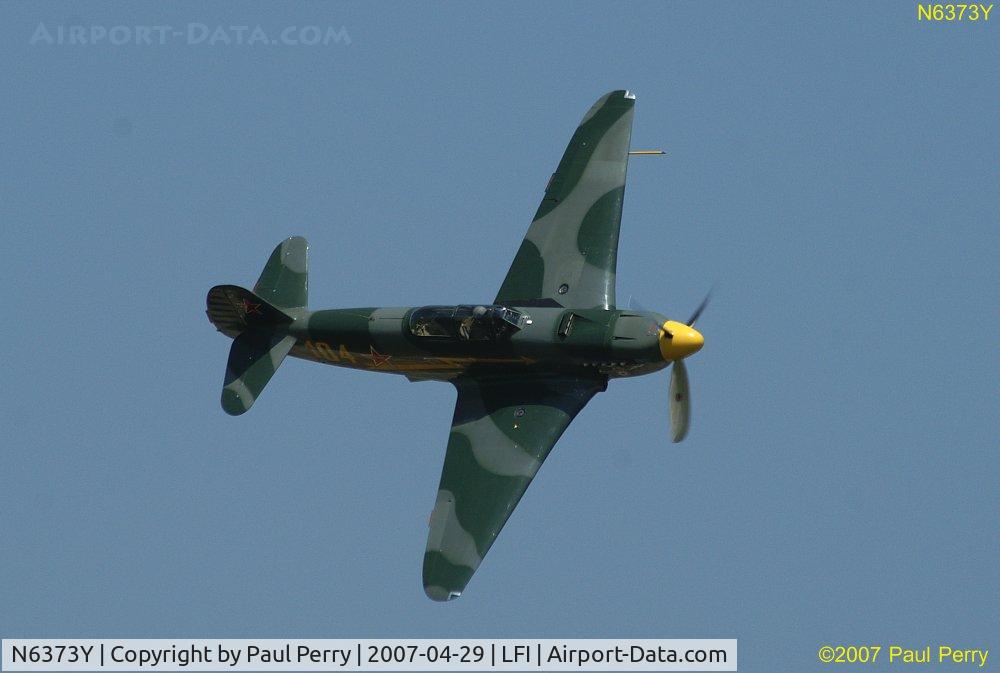 N6373Y, 1997 Yakovlev Yak-9U-M C/N 0470404, Very pretty angle on the Yastrebok
