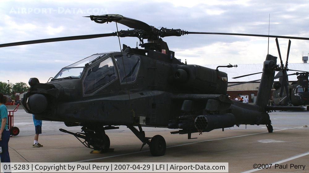01-5283, 2001 Boeing AH-64D Longbow Apache C/N PVD283, AH-64D, with no FCR on the mast