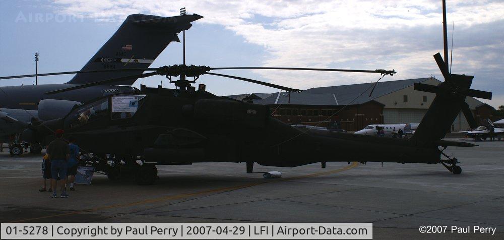01-5278, 2001 Boeing AH-64D Longbow Apache C/N PVD278, One of the pair of Longbows in for the show