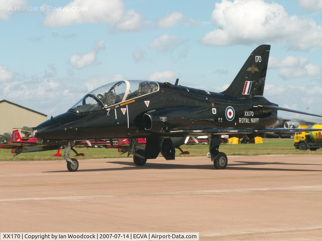 XX170, 1976 Hawker Siddeley Hawk T.1 C/N 017/312017, Hawk T.1A/FRADU Royal Navy (Black Sea Hawks)/RIAT Fairford