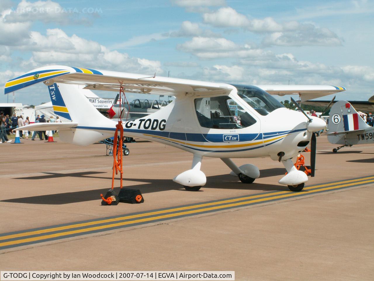 G-TODG, 2007 Flight Design CTSW C/N 8288, Flight Design CTSW/RIAT Fairford
