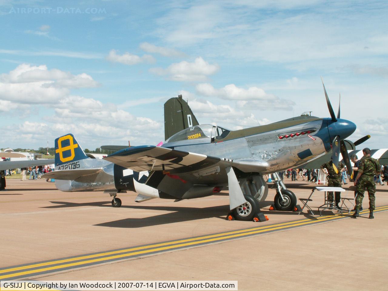 G-SIJJ, 1944 North American P-51D Mustang C/N 122-31894 (44-72035), P-51D/Hangar 11 collection/RIAT Fairford