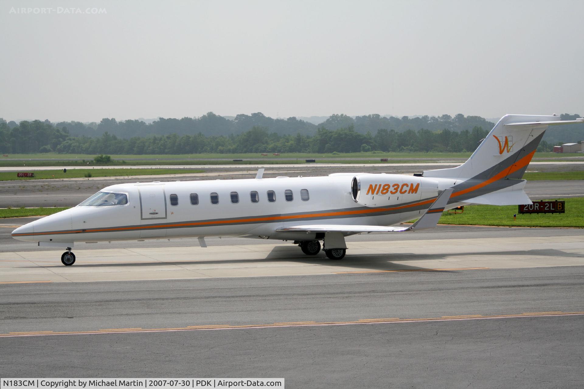 N183CM, 2001 Learjet 45 C/N 133, New Paint (see earlier pictures)