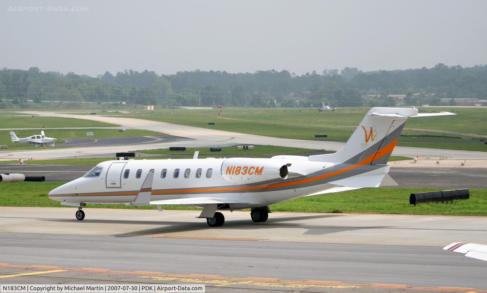 N183CM, 2001 Learjet 45 C/N 133, Taxing to Epps Air Service