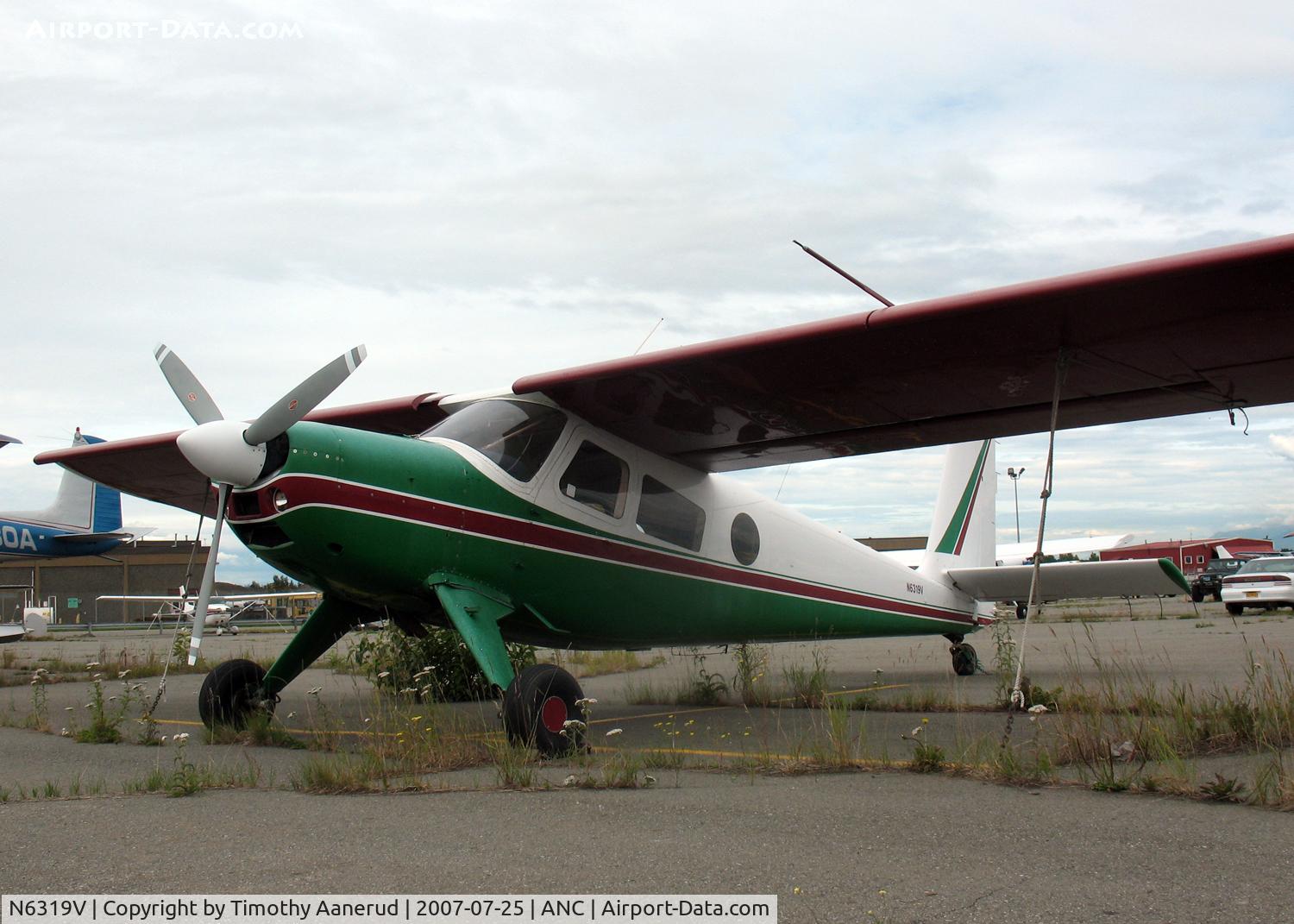N6319V, 1966 Helio H-295-1200 Super Courier C/N 1216, General Aviation Parking area at Anchorage International