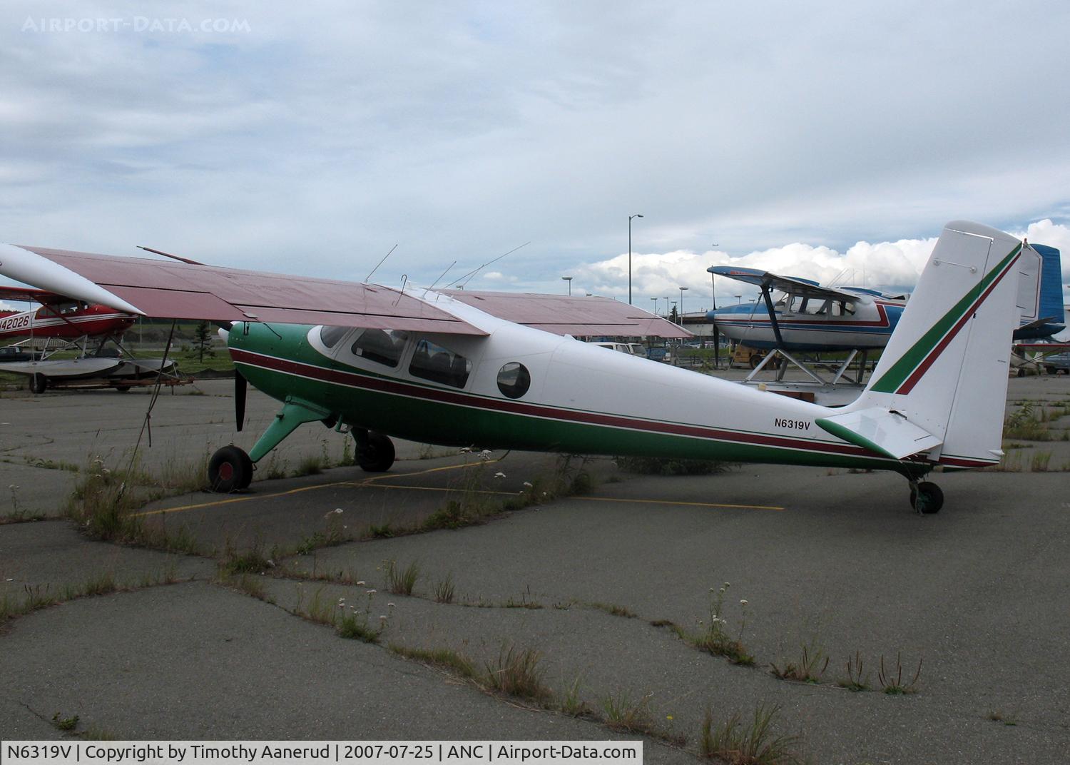 N6319V, 1966 Helio H-295-1200 Super Courier C/N 1216, General Aviation Parking area at Anchorage International