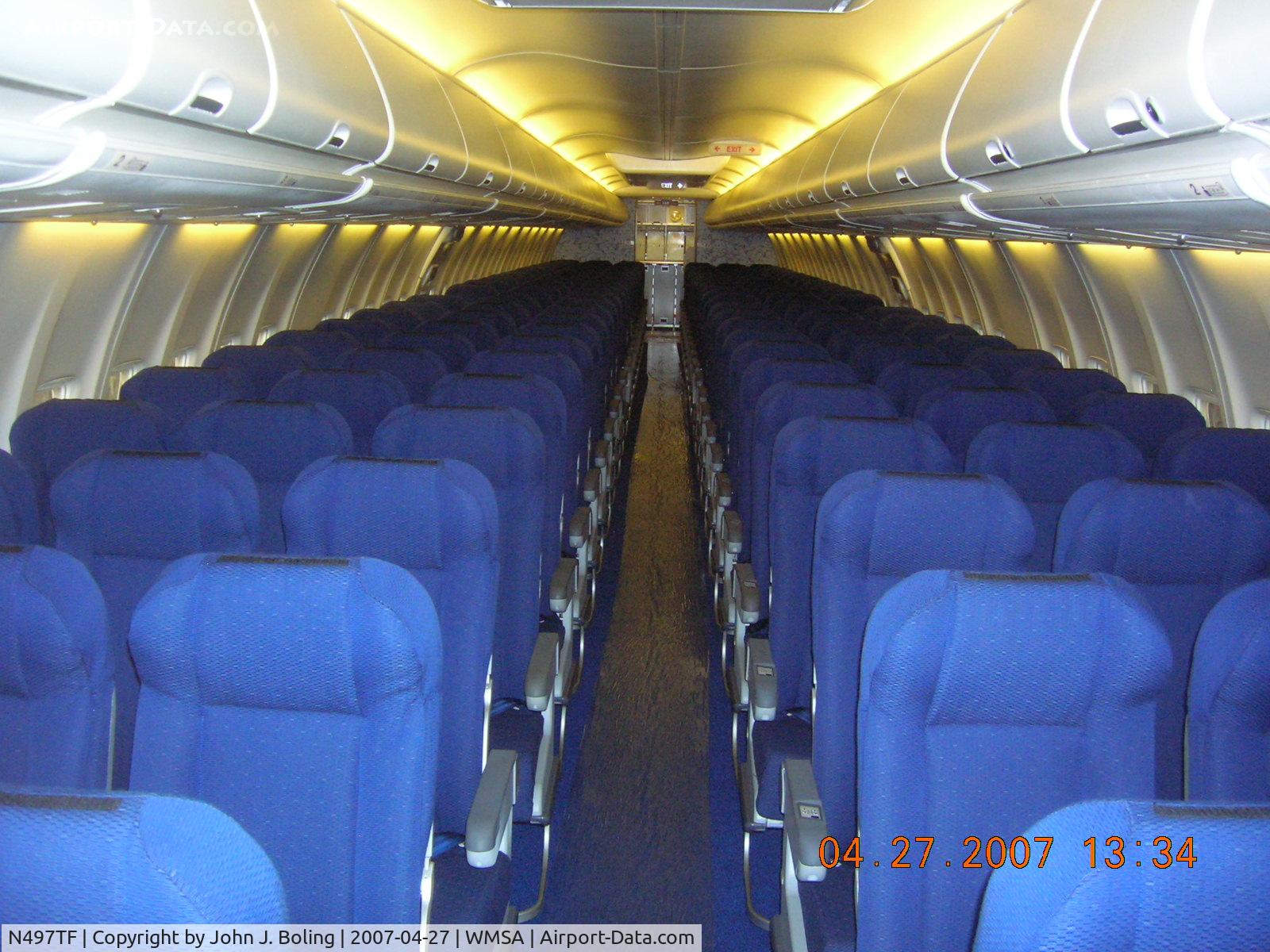 N497TF, 1999 Boeing 737-73A C/N 28497, New interior installed after overhaul