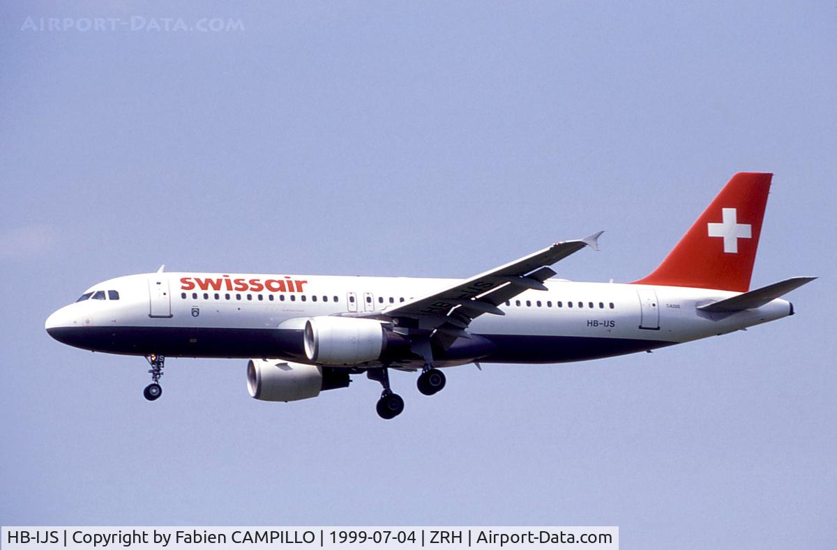 HB-IJS, 1998 Airbus A320-214 C/N 782, Swissair