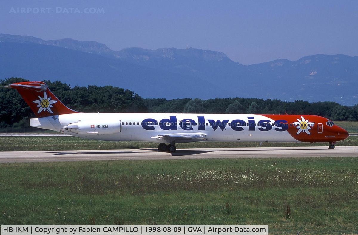 HB-IKM, 1990 McDonnell Douglas MD-83 (DC-9-83) C/N 49935, Edelweiss