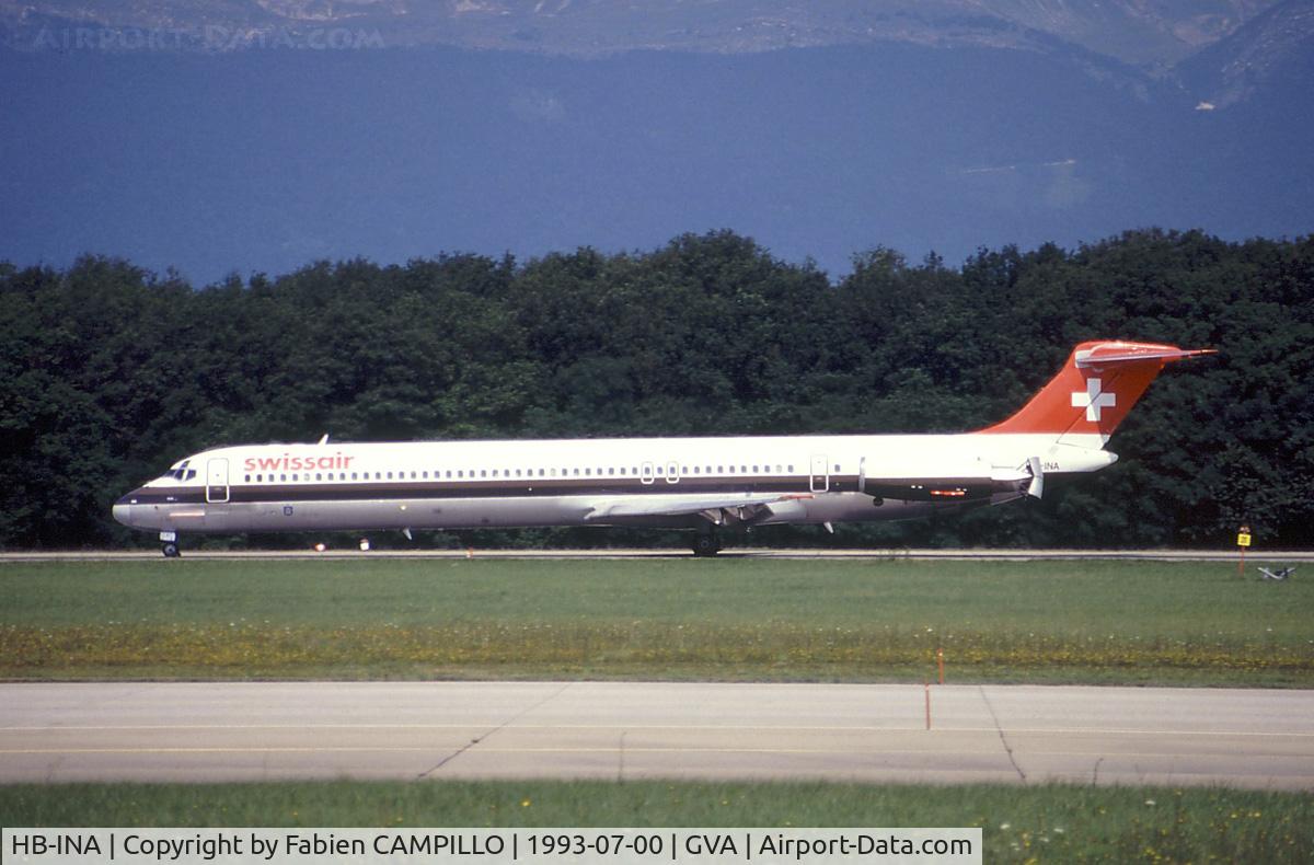 HB-INA, 1981 McDonnell Douglas MD-81 (DC-9-81) C/N 49100, Swissair