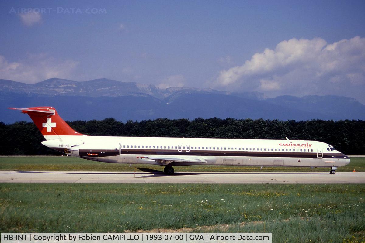 HB-INT, 1985 McDonnell Douglas MD-81 (DC-9-81) C/N 49357, Swissair
