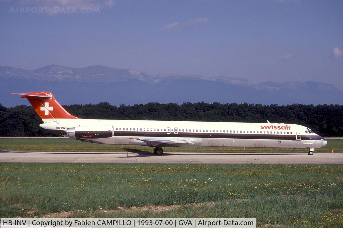 HB-INV, 1987 McDonnell Douglas MD-83 (DC-9-83) C/N 49359, Swissair