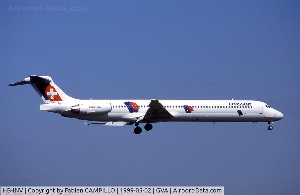 HB-INV, 1987 McDonnell Douglas MD-83 (DC-9-83) C/N 49359, Crossair
