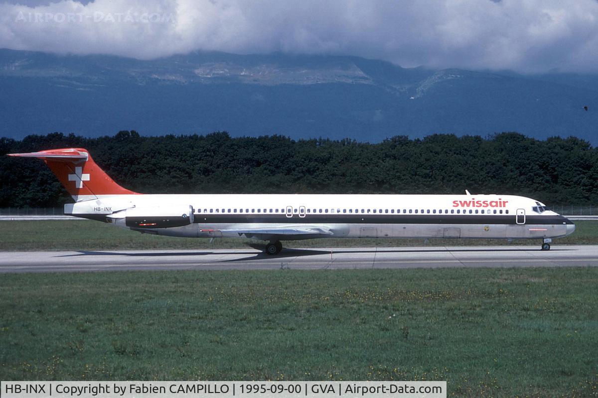 HB-INX, 1988 McDonnell Douglas MD-82 (DC-9-82) C/N 49570, Swissair