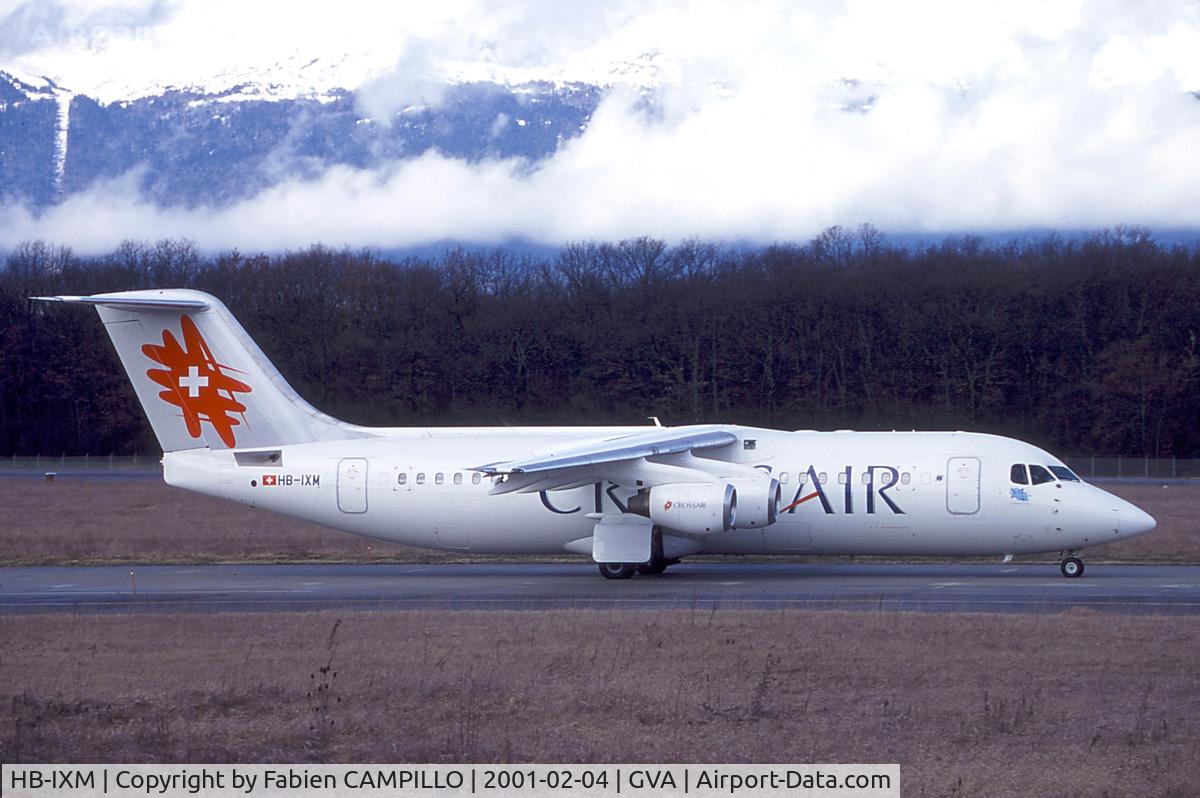 HB-IXM, 1996 British Aerospace Avro 146-RJ100 C/N E3291, Crossair