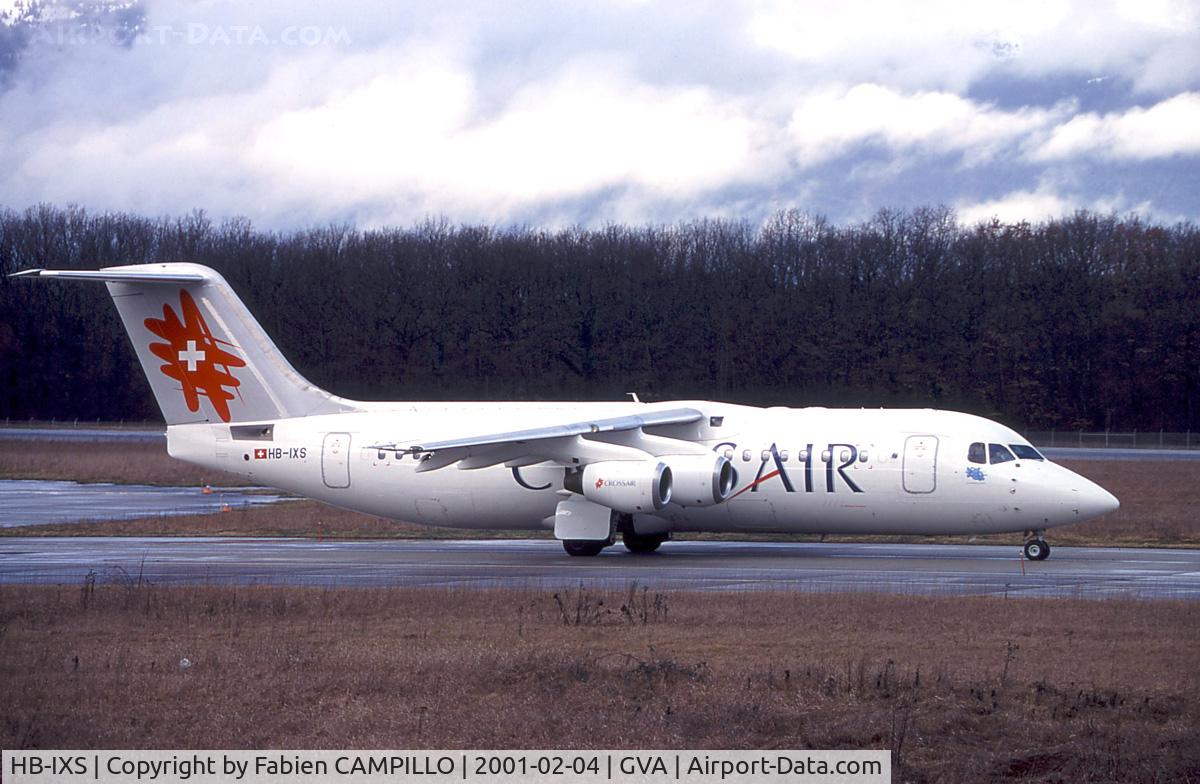 HB-IXS, 1995 British Aerospace Avro 146-RJ100 C/N E3280, Crossair