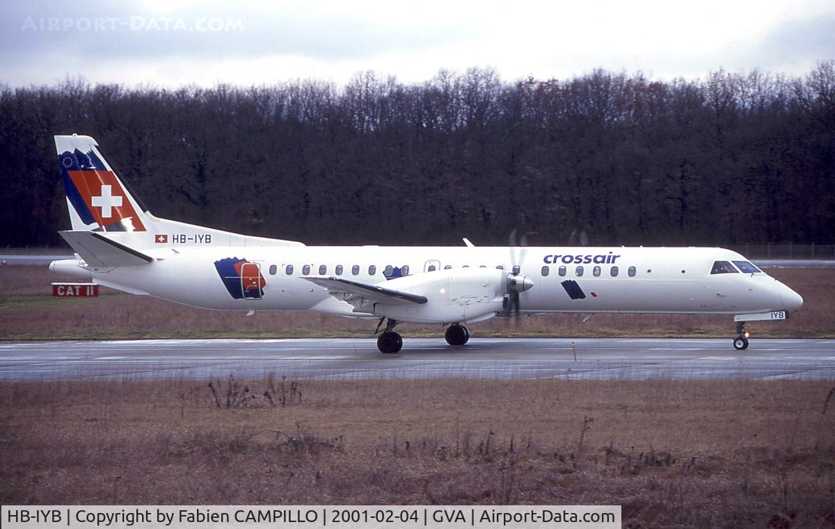 HB-IYB, 1998 Saab 2000 C/N 2000-057, Crossair