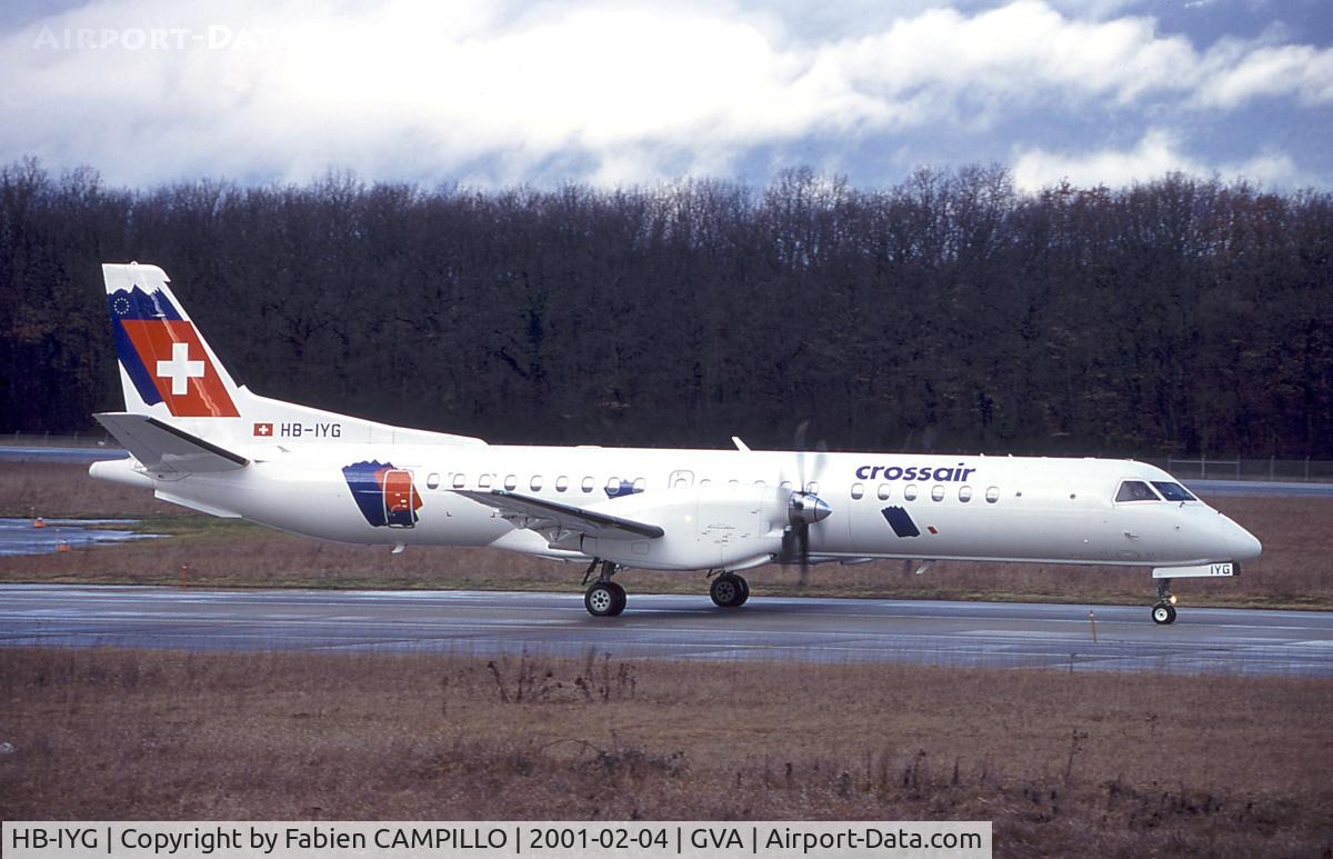 HB-IYG, 1999 Saab 2000 C/N 2000-062, Crossair